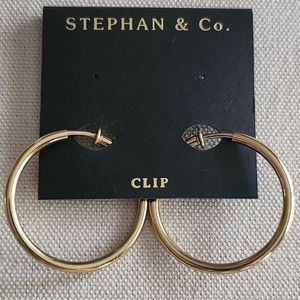 Stephan & Co Gold Tone Clip